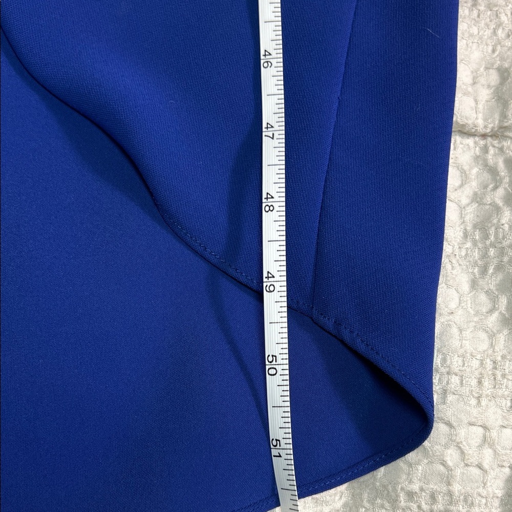 Amanda Uprichard Cobalt Blue maxi Dress size L - Picture 10 of 13